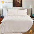 Five star 250TC strip coton blanc hôtel literie ensembles